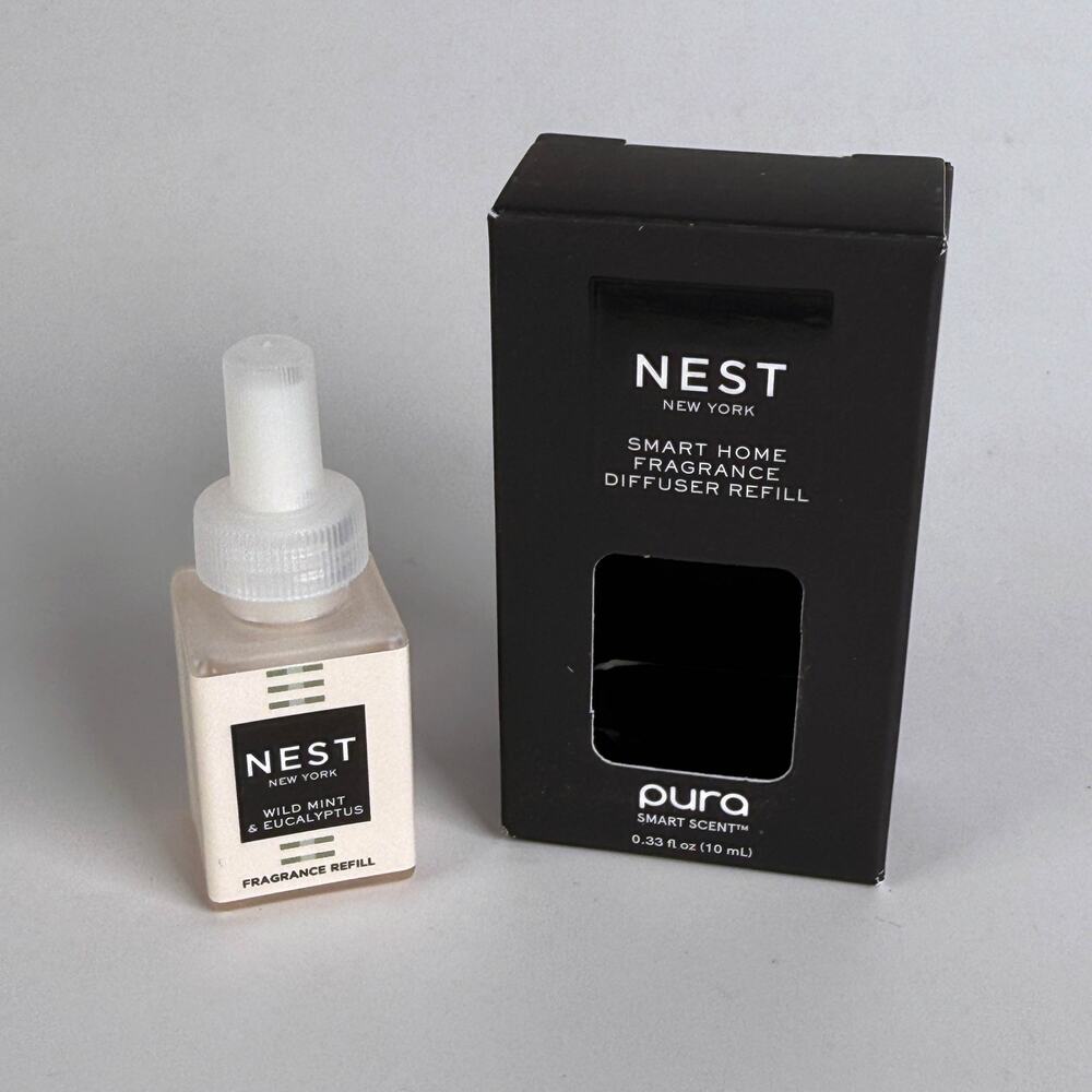Pura NEST Wild Mint and Eucalyptus Fragrance Smart Scent Refill New in Box